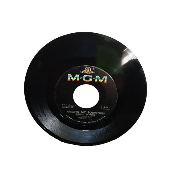 American Vintage Other - Connie Francis Among My Souvenirs and God Bless America 45 Record 1959